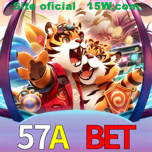 Imagem promocional da 57A Bet mostrando a plataforma e suas vantagens